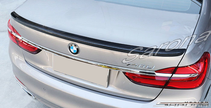 Custom BMW 7 Series  Sedan Trunk Wing (2016 - 2019) - $249.00 (Part #BM-137-TW)